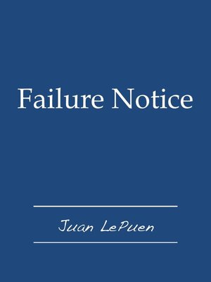cover image of Failure Notice